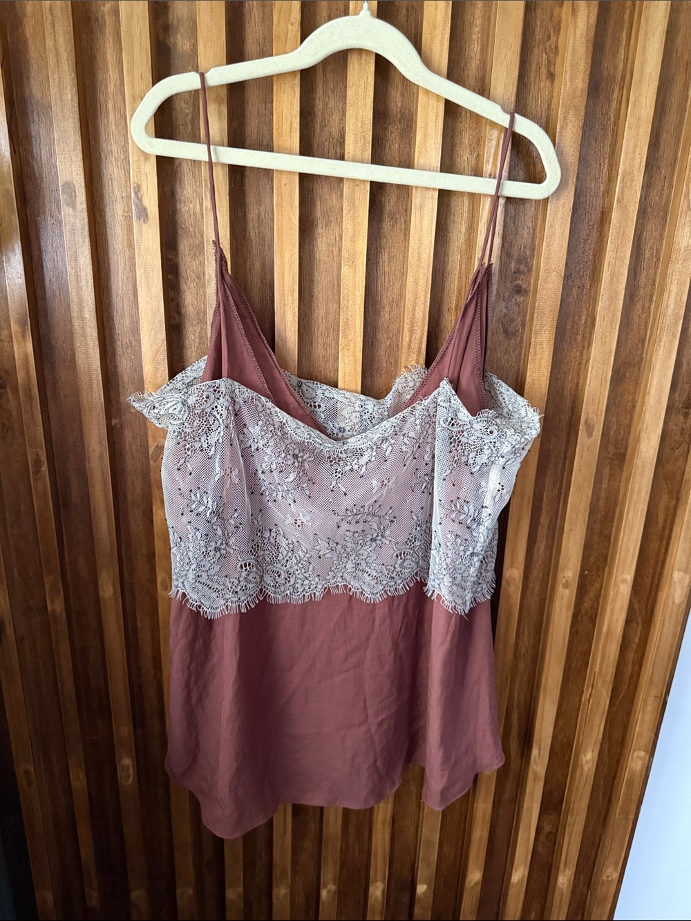 Free People Lace Detail Cami Top. Size S